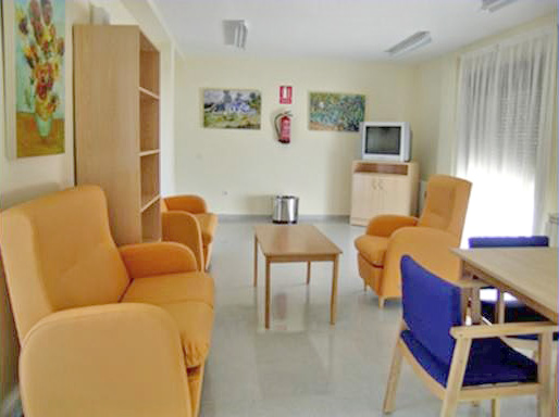 Residencia Miguel de Molinos (Muniesa). Sala de estar